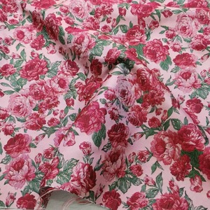 Customize Metallic New Damask Jacquard <strong>Red</strong> Floral Brocade Fabric <strong>Materials</strong> for Dress Making Nigerian Clothing - Product Image 2