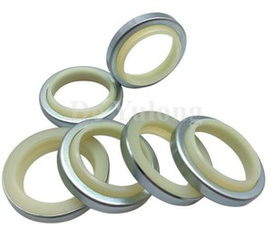 Sello de limpiaparabrisas N-ok genuino DKI Metal + PU anillo de sello de polvo para Kit de sello de cilindro hidráulico - Product Image 3