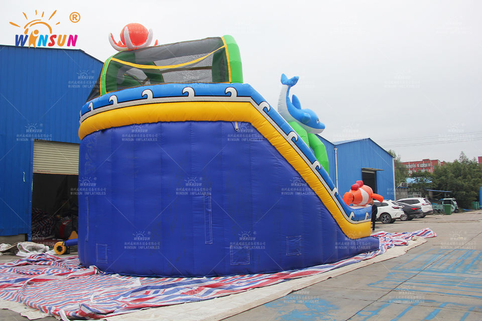 WINSUN Custom Water Slide Inflatable Water Slide Octopus Inflatable ...