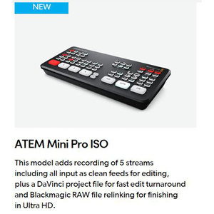 Switcher <span class=keywords><strong>ATEM</strong></span> Mini Pro/<span class=keywords><strong>ATEM</strong></span> Mini/<span class=keywords><strong>ATEM</strong></span> Mini Pro <span class=keywords><strong>ISO</strong></span> HDMI para Transmisión en Vivo con Grabación Multivista - Product Image 3
