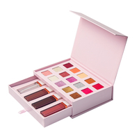 Ensemble de maquillage pour les lèvres 3-en-1 avec logo personnalisé, crayon à lèvres, gloss à lèvres, poudre à lèvres, fini mat, longue tenue, haute pigmentation, marque privée, 19 couleurs