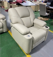Luxuriöse Kinositz-Modelle für Zuhause: Komfortable Massagesessel, Elektrische Echtleder-Kinosofas für das Wohnzimmer