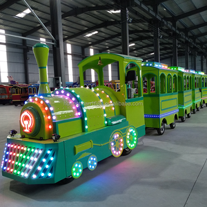 Tren turístico interior para adultos Diversión <span class=keywords><strong>el</strong></span>éctrica en <span class=keywords><strong>el</strong></span> centro comercial Diversión sin rieles Paseos en tren para niños al aire libre - Product Image 6