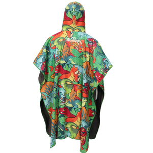 <span class=keywords><strong>Accappatoio</strong></span> Sportivo con Cappuccio in Microfibra, Asciugamano da Spiaggia Indossabile, Tessuto Spesso a Doppio Lato, Produzione OEM - Product Image 3