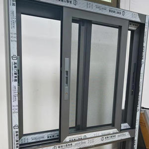 Diseños de balcón Modelo de ventana <span class=keywords><strong>en</strong></span> casa Ventana de aluminio marrón pequeña Panel de sonido Ventanas de vidrio <span class=keywords><strong>en</strong></span> África - Product Image 2