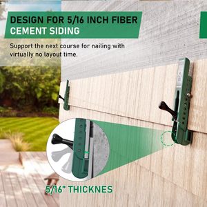 Verkleidungs-Montagewerkzeuge Verkleidungs-Montageset 5/16-Zoll Faserzement-Verkleidungen Überlappungswerkzeuge mit Einstellbarem Abstand, PC, 2er-Pack - Product Image 3
