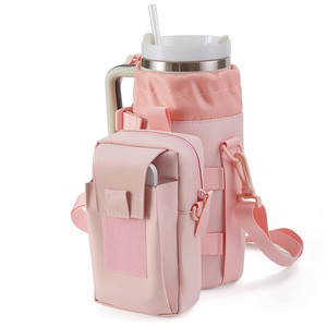 Sac de sport magnétique personnalisé pour bouteille d'eau, nouveau design, sac bandoulière magnétique avec pochette pour bouteille, accessoires d'entraînement - Product Image 1