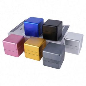 Square <b>Herb</b> <b>Grinder</b> With Magnetic on Each Corner Spice <b>Grinder</b> Smoking Accessory - Product Image 6