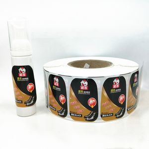 Etiqueta adhesiva de impresión autoadhesiva privada personalizada de fábrica de 15 años, resistente al agua y de fuerte viscosidad para exhibiciones de zapatos - Product Image 3