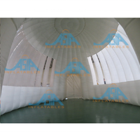 Carpa inflable de aire blanco para eventos al aire libre, carpa publicitaria para club nocturno, carpa inflable para fiesta de circo