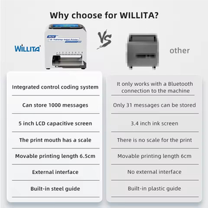Thông Minh Máy tính để bàn màn hình cảm ứng tij tĩnh máy in phun Thời hạn sử dụng Logo số lô mã hóa máy in cho có thể chai carton - Product Image 3