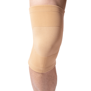 Genouillères en nylon noir tricoté, chauffe-jambes, respirantes quatre saisons, double aiguille, extensible dans les quatre sens, <span class=keywords><strong>protection</strong></span> pour le cyclisme - Product Image 2
