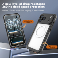 Étui de protection étanche IP68 pour iPhone 18 17 Pro Max / 18 17 Pro / 17, résistant aux chocs, pour la plongée sous-marine et la natation, coque intégrale scellée