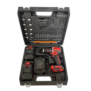 Perceuse à percussion sans fil rouge de haute qualité 21V, <span class=keywords><strong>batterie</strong></span> lithium-ion, moteur sans balais, couple de 50N.M, outils multifonctions portables GS - Product Image 6