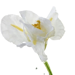 <span class=keywords><strong>S</strong></span>-1489 de haute qualité fleur d'iris artificielle fleurs en soie belle tige de fleur bleue pour la décoration de fête - Product Image 4