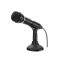Microphone de jeu pliable filaire de 3.5mm de poche Microphone de conférence filaire portable de 3.5mm de fabrication chinoise