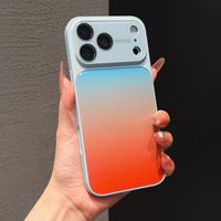 Coque de téléphone PC dégradée pour iPhone 18 Pro Max avec protection d'objectif d'appareil photo, antichoc et design fin