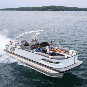 Kinocean Luxury Bar Pontoon Boat Aluminio completamente soldado El <span class=keywords><strong>mejor</strong></span> <span class=keywords><strong>precio</strong></span> y <span class=keywords><strong>calidad</strong></span> para entusiastas de los deportes acuáticos - Product Image 2