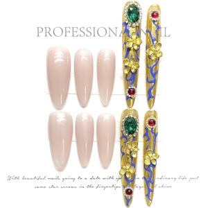 <span class=keywords><strong>Uñas</strong></span> Postizas <span class=keywords><strong>de</strong></span> Lujo con Diseño <span class=keywords><strong>de</strong></span> Charms 3D, <span class=keywords><strong>Uñas</strong></span> <span class=keywords><strong>Acrílicas</strong></span> Hechas a Mano - Product Image 6