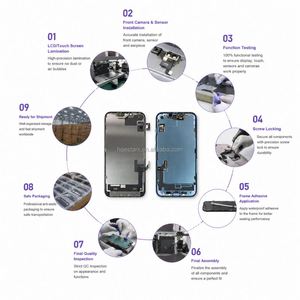 Écran OLED pour téléphone portable, tailles 6.1/6.5/5.8, garantie de 3 mois, 100% testé, remplacement pour tous les modèles DD/RJ/GX/JK/JY - Product Image 6