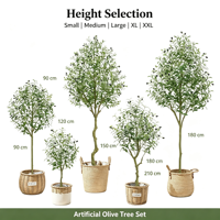 Arbre d'olivier artificiel de grande taille de haute qualité, plante verte artificielle pour la décoration intérieure de la maison ou de l'hôtel, pour les occasions de mariage