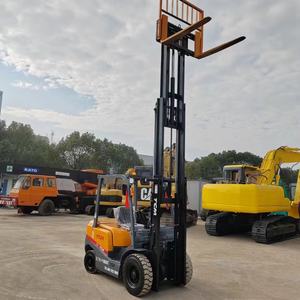 Carretillas Elevadoras Usadas TCM 3ton Carretilla elevadora diesel Maquinaria de construcción usada de alta eficiencia Bomba de motor importada con alta eficiencia - Product Image 2