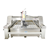 Machine de découpe au jet d'eau Cnc 5 axes 3d Water Jet Cutter pour la découpe de verre en pierre en métal