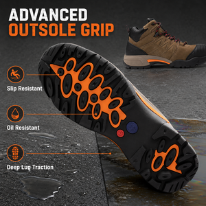 Bottes de travail de sécurité imperméables <span class=keywords><strong>EN</strong></span> ISO 20345 S7S avec embout composite, résistantes aux perforations, antidérapantes et résistantes à l'huile - Product Image 2