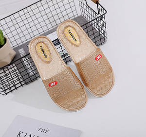 Sandalias de Playa de Gelatina Nuevas de Verano, Sandalias de Baño Impermeables de PVC con Plataforma y Punta Abierta, Pantuflas de Cristal, Zapatos Deslizantes - Product Image 5