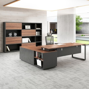 Modern Wooden Office <b>Desk</b> Commercial Furniture for Manager Executive - Product Image 3