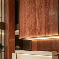 Nouveauté, nouvelle couleur, revêtement mural en fibre de bois de bambou, taille personnalisée, imperméable, résistant à l'humidité, sans formaldéhyde