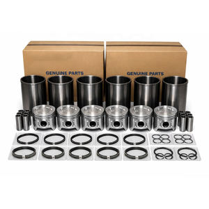 Kit de révision moteur et kit de chemises de cylindre Honour Time pour excavatrices minières Komatsu PC200 PC300 PC400, pour moteurs 6D107 6D114 6D125 - Product Image 1