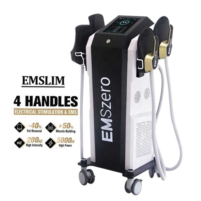 Commercial Use 4 Handles Muscle Shaping Machine for Body Contouring
