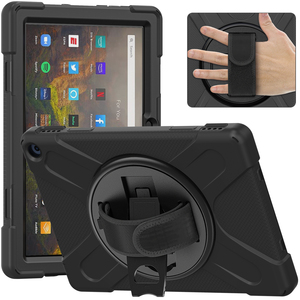 Funda Protectora Resistente <span class=keywords><strong>para</strong></span> Tablet <span class=keywords><strong>PC</strong></span> de 10.1 Pulgadas, Carcasa de Silicona Resistente a Impactos <span class=keywords><strong>para</strong></span> <span class=keywords><strong>Kindle</strong></span> Fire HD 10 Plus, Elegante y Protectora - Product Image 1