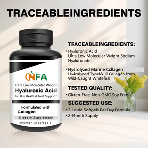 Gélules d'acide hyaluronique personnalisables avec votre logo, enrichies en collagène, pour la santé de la peau et le soutien articulaire des adultes - Product Image 5