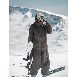 Chaqueta de Snowboard Personalizada para Hombre, Impermeable, Aislada, con Capucha, para Esquí, Ropa de Invierno para Exteriores, 220g Poliéster - Product Image 3