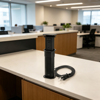 Prise électrique motorisée Power Pop up Kitchen Popup Tower Electric Lifting Hidden Desktop Socket