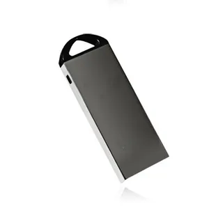 Flash Drive USB logam Mini, memori stik 4GB hingga 128GB Super kecil dengan kemasan kotak