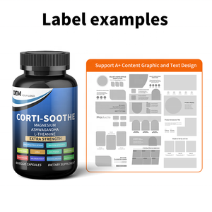 Cápsulas de Glicinato de Magnesio, Ashwagandha y L-Teanina, MOQ Bajo, Producción Rápida y Plazo de Entrega Corto, Cumple con los Estándares Globales de Suplementos - Product Image 6