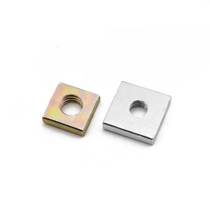 Écrous carrés Hanweisong M4 M5 M6 M8 métriques plaqués usinés CNC pour profilés en aluminium - Product Image 5