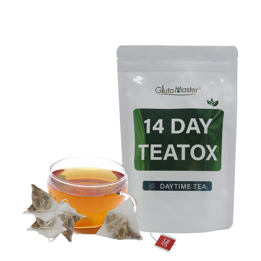 Tè dimagrante all'ingrosso perdita di peso biologico brucia grassi a base di erbe 14 giorni Detox Tea Private Label
