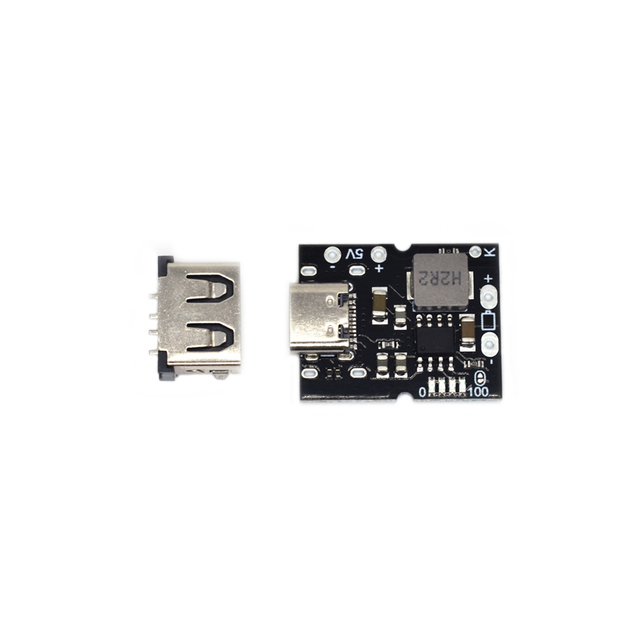 Type-C USB 5V 2A Boost Converter Step-Up Power Module Lithium Battery Charging Protection Board LED Display USB For DIY Charger