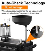 Égouttoir d'extraction d'huile pneumatique portable Offre Spéciale avec tiroir équipement d'entretien automobile universel