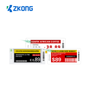 Zkong 4-màu ESL Điện Tử Giá 2.13 nhãn kỹ thuật số thẻ Kệ sản phẩm phổ biến trong <span class=keywords><strong>EAS</strong></span> hệ thống - Product Image 5
