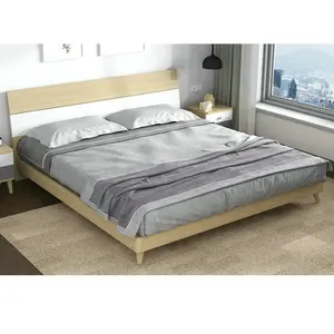 La camera da letto economica in MDF in stile moderno imposta la struttura del letto king size