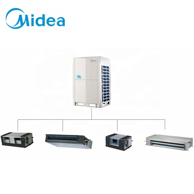 Midea Brand Workshop 10HPDCインバーターコンプレッサー冷却および加熱Vrfエアコン (冷凍部品付き)