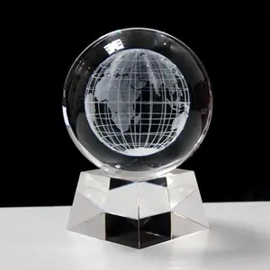 Grosir bola kristal padat/bola kaca murah dengan dasar untuk hadiah khusus/bola kristal dengan dasar untuk hadiah suvenir