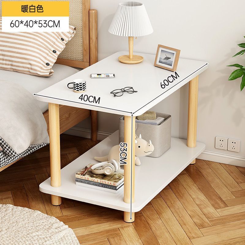 Patas de madera maciza en blanco cálido [60x40x53cm]