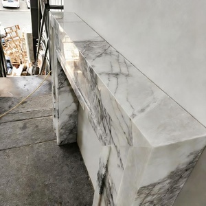 Mantel de Chimenea Moderno de Mármol Blanco, Mantel de Chimenea de Mármol para Villa, Mantel de Chimenea de Mármol de Lujo, Mantel de Chimenea Estilo Francés - Product Image 6