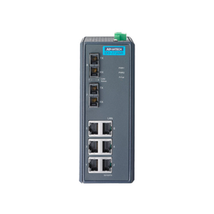 Switch Ethernet non gestito Advantech EKI 2728M 10/100/1000 Mbps Fast Ethernet con porta in fibra ottica multimodale 6G+2G SC - Product Image 3